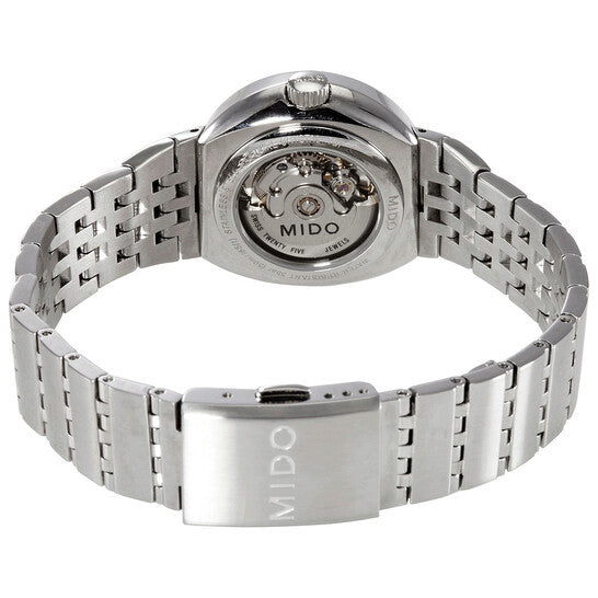 ميدو، ساعة نسائية أوتوماتيكية بمينا بيج من الفولاذ المقاوم للصدأ