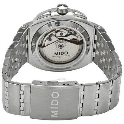 ميدو، ساعة أوتوماتيكية كرونومتر للرجال بمينا فضي