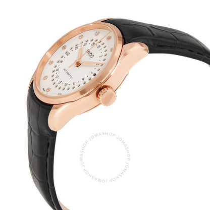 ميدو، ساعة نسائية أوتوماتيكية بمينا أبيض ماسي