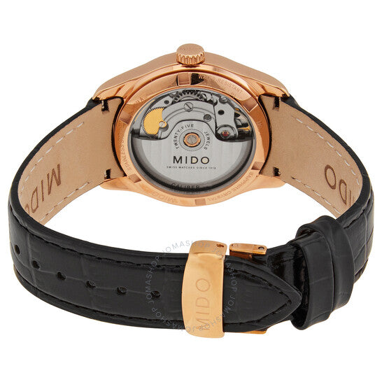 ميدو، ساعة نسائية أوتوماتيكية بمينا أبيض ماسي