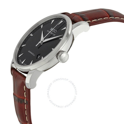 ميدو، ساعة بارونشيلي أوتوماتيكية للرجال بمينا أسود