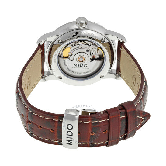 ميدو، ساعة بارونشيلي أوتوماتيكية للرجال بمينا أسود