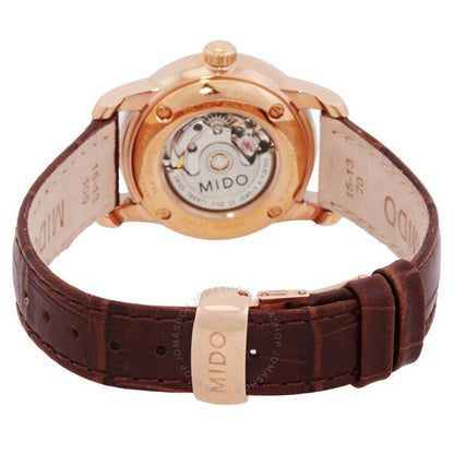 Mido, Baroncelli Automatic Diamond Brown Dial Ladies Watch