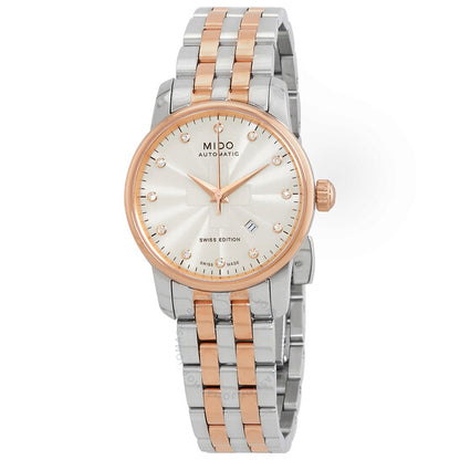 Mido, Baroncelli Automatic Diamond Ivory Dial Ladies Watch