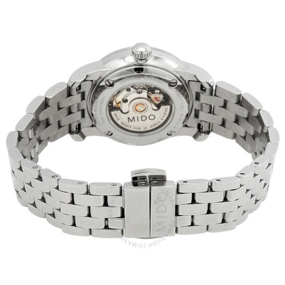 Mido, Baroncelli Automatic Diamond White Dial Ladies Watch