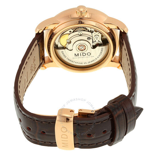 Mido, Baroncelli Automatic Beige and Brown Dial Ladies Watch
