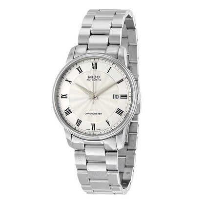 Mido, Baroncelli Chronometer Automatic Silver Dial Men's Watch