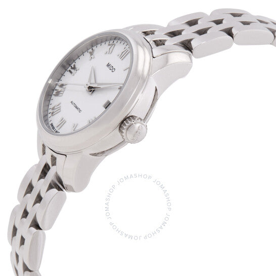 ميدو، ساعة بارونشيلي أوتوماتيكية بمينا أبيض للسيدات