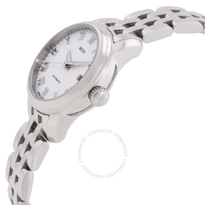 ميدو، ساعة بارونشيلي أوتوماتيكية بمينا أبيض للسيدات