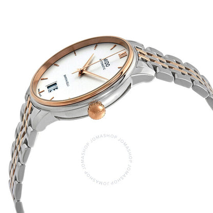 ميدو، ساعة بارونشيلي أوتوماتيكية للرجال بمينا أبيض