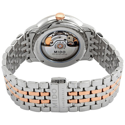 ميدو، ساعة بارونشيلي أوتوماتيكية للرجال بمينا أبيض