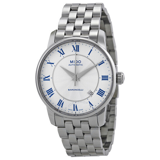 Mido, Baroncelli Automatic White Dial Men's Watch