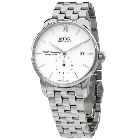 Mido, Baroncelli Automatic White Dial Men's Watch M8608.4.26.1