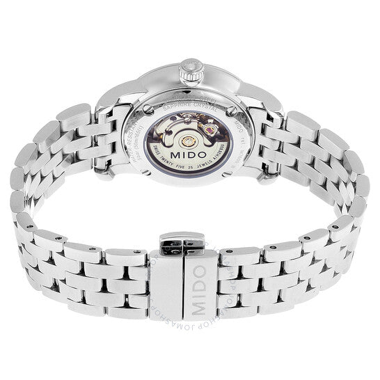 Mido, Baroncelli Automatic White Dial Stainless Steel Ladies Watch