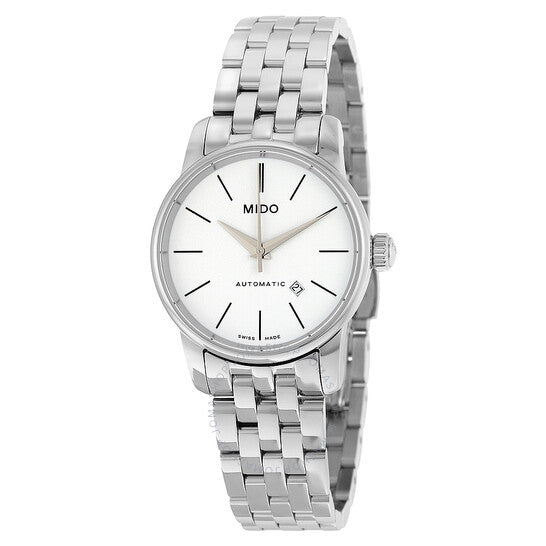 Mido, Baroncelli Automatic White Dial Stainless Steel Ladies Watch