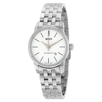 Mido, Baroncelli Automatic White Dial Stainless Steel Ladies Watch