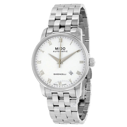 Mido, Baroncelli Automatic White Dial Men's Watch