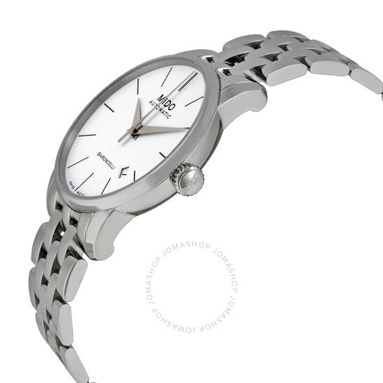 Mido, Baroncelli Automatic White Dial Stainless Steel Men's Watch