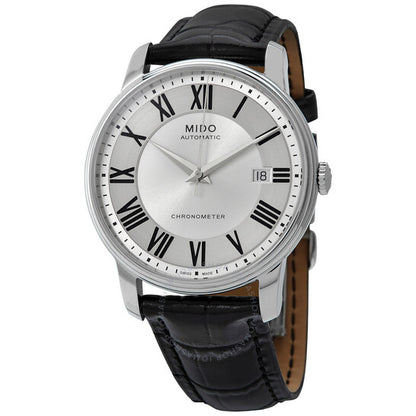 Mido, Baroncelli Chronometer Automatic Silver Dial Men's Watch