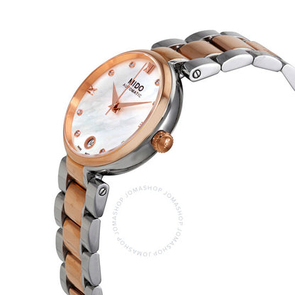 ميدو، ساعة بارونشيلي دونا أوتوماتيكية مرصعة بالألماس للسيدات M022.207.22.116.10