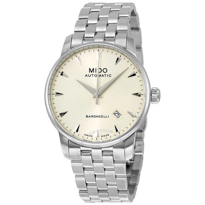Mido, Baroncelli II Automatic Beige Dial Men's Watch M8600.4.14.1