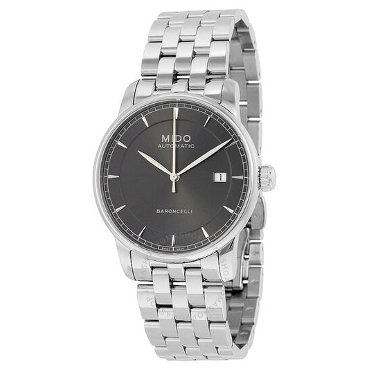 Mido, Baroncelli II Automatic Black Dial Stainless Steel Men's Watch