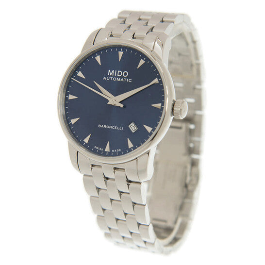 Mido, Baroncelli II Automatic Blue Dial Men's Watch M8600.4.15.1