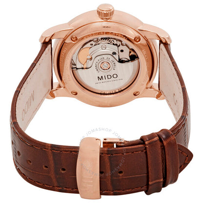 ميدو، ساعة بارونشيلي II أوتوماتيكية مرصعة بالألماس للرجال M8600.3.64.8