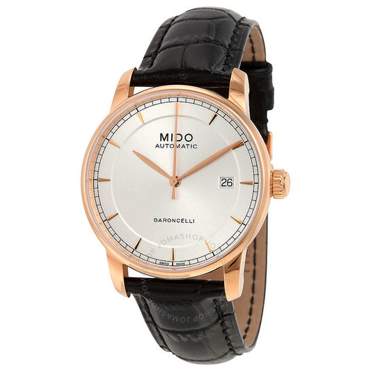 Mido, Baroncelli II Automatic Silver Dial Men's Watch