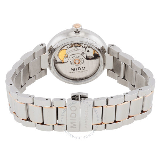 Mido, Baroncelli II Automatic Silver Dial Ladies Watch M022.207.22.031.11