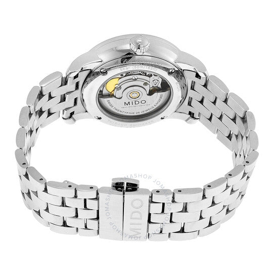 Mido, Baroncelli II Automatic Silver Dial Stainless Steel Watch
