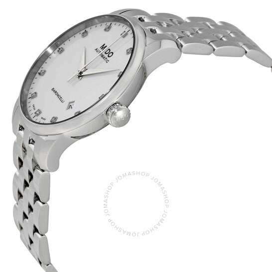 Mido, Baroncelli II Automatic White Dial Diamond Men's Watch