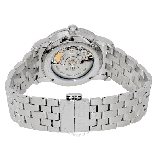 Mido, Baroncelli II Automatic White Dial Diamond Men's Watch