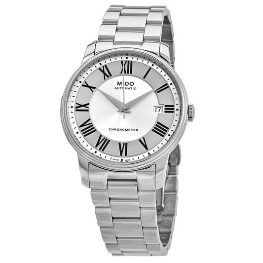 Mido, Baroncelli III Automatic Silver Dial Men's Watch