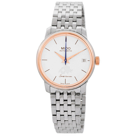 Mido, Baroncelli III Automatic White Dial Ladies Watch