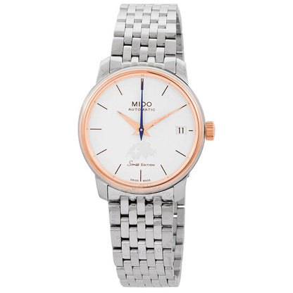 Mido, Baroncelli III Automatic White Dial Ladies Watch