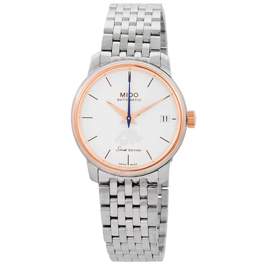 Mido, Baroncelli III Automatic White Dial Ladies Watch
