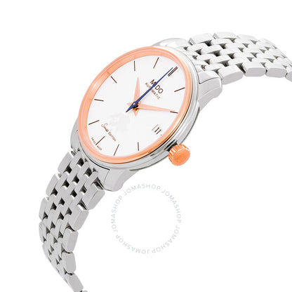 Mido, Baroncelli III Automatic White Dial Ladies Watch