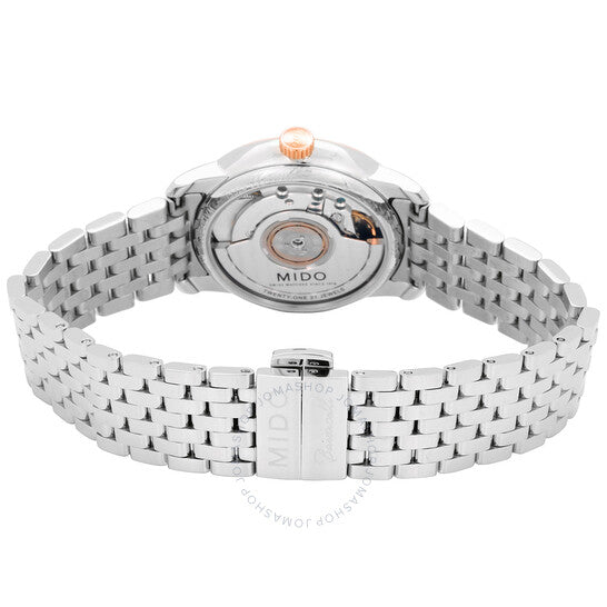 Mido, Baroncelli III Automatic White Dial Ladies Watch