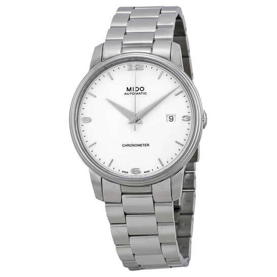 Mido, Baroncelli III Automatic White Dial Men's Watch M010.408.11.011.00