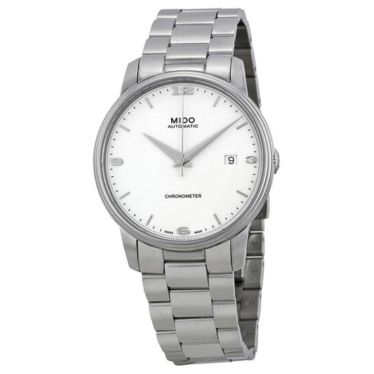 Mido, Baroncelli III Automatic White Dial Men's Watch M010.408.11.011.00