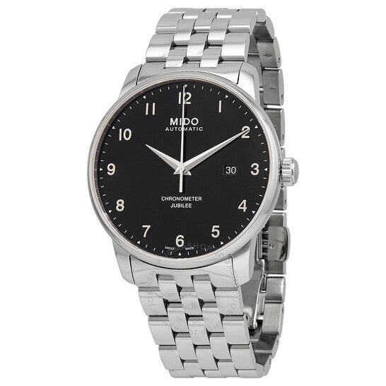 Mido, Baroncelli Jubilee Automatic Chronometer Black Dial Men's Watch