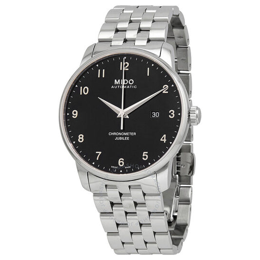 Mido, Baroncelli Jubilee Automatic Chronometer Black Dial Men's Watch
