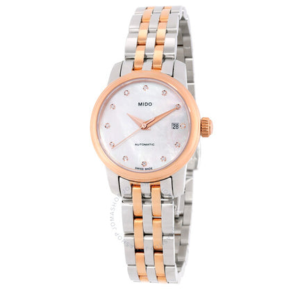 ميدو، ساعة بارونشيلي ليدي توينتي فايف أوتوماتيكية مرصعة بالألماس