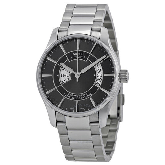 Mido, Belluna Automatic Chronometer Black Dial Stainless Steel Men's Watch