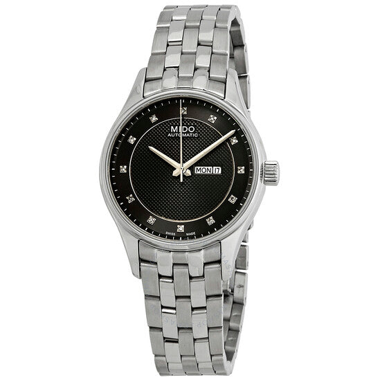 Mido, Belluna Automatic Diamond Black Dial Ladies Watch M001.230.11.066.91