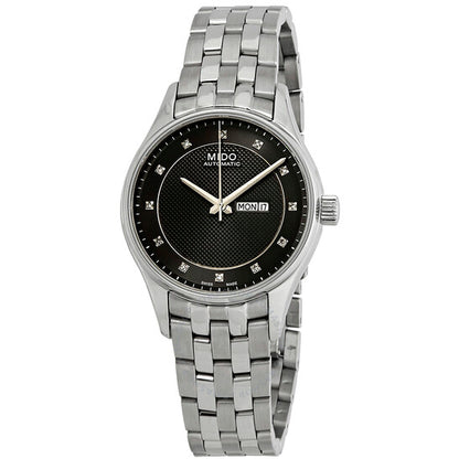 Mido, Belluna Automatic Diamond Black Dial Ladies Watch M001.230.11.066.91