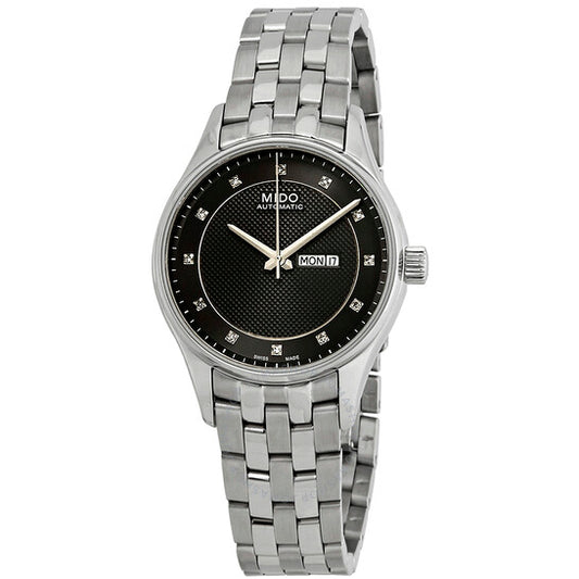 Mido, Belluna Automatic Diamond Black Dial Ladies Watch M001.230.11.066.91