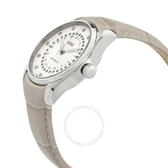 Mido, Belluna Automatic White Dial Ladies Watch