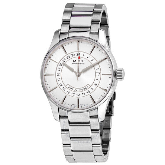 Mido, Belluna GMT Automatic Silver Dial Men's Watch